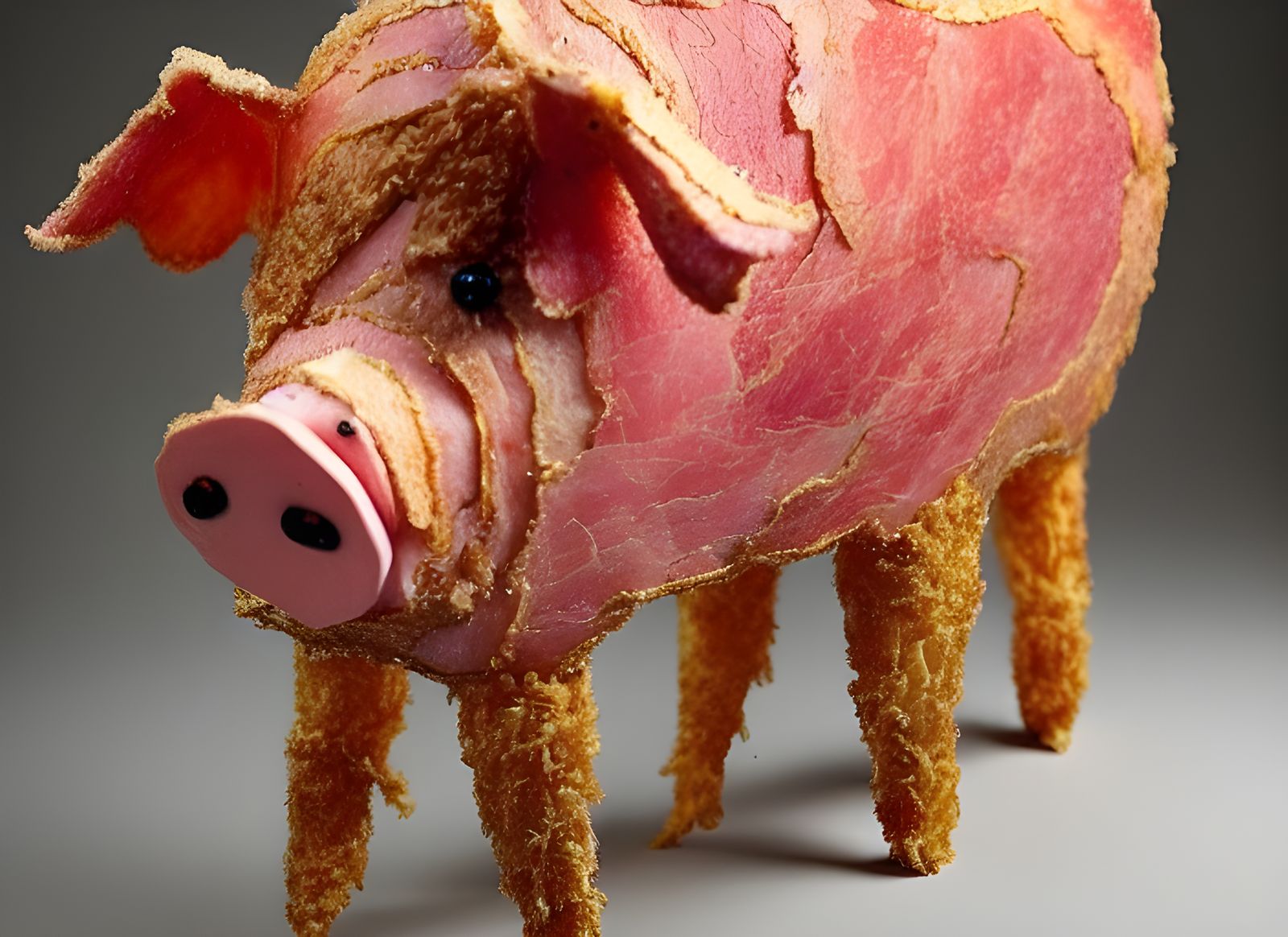 Ham Pig Sculpture: Outsider Art