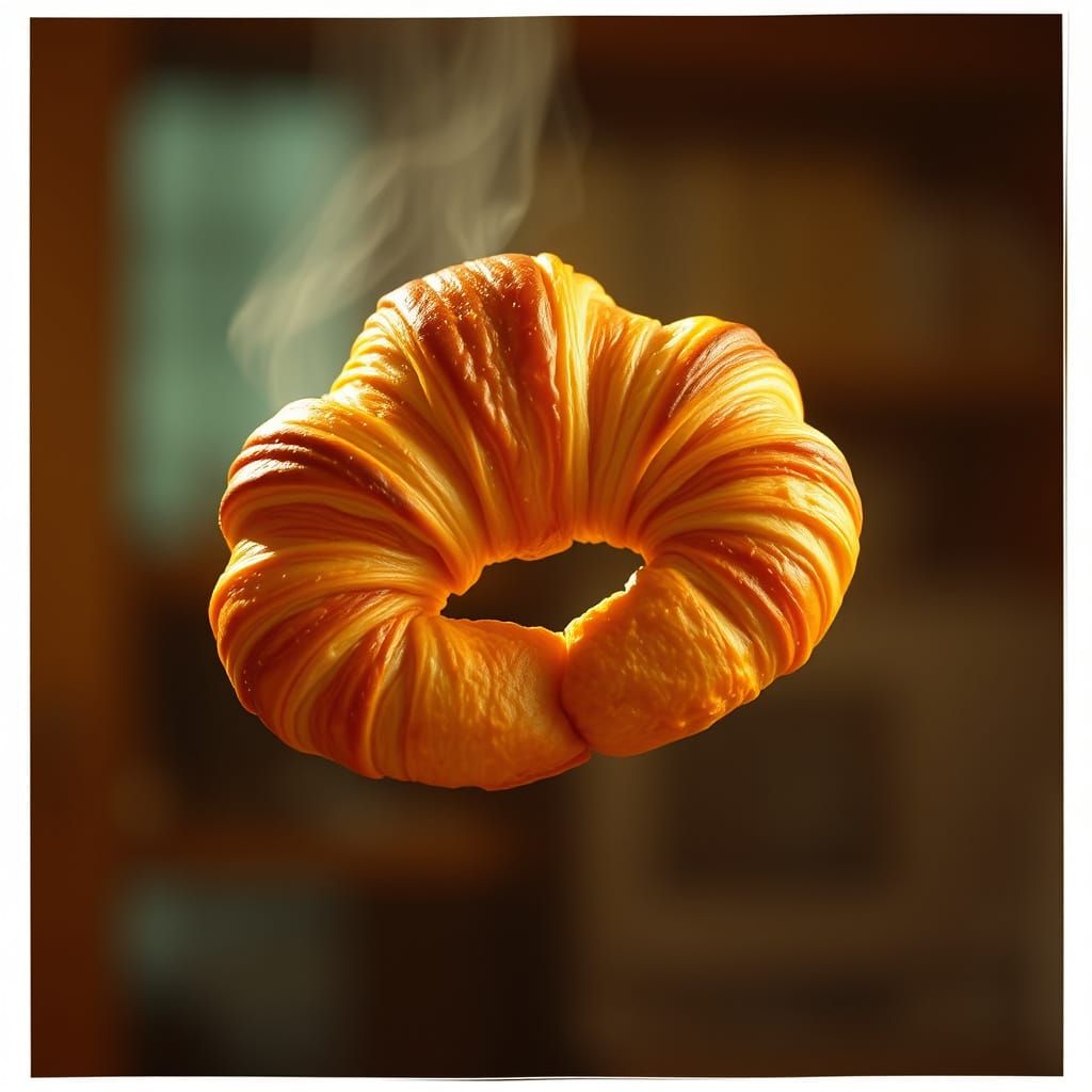 A figure 8 Croissant