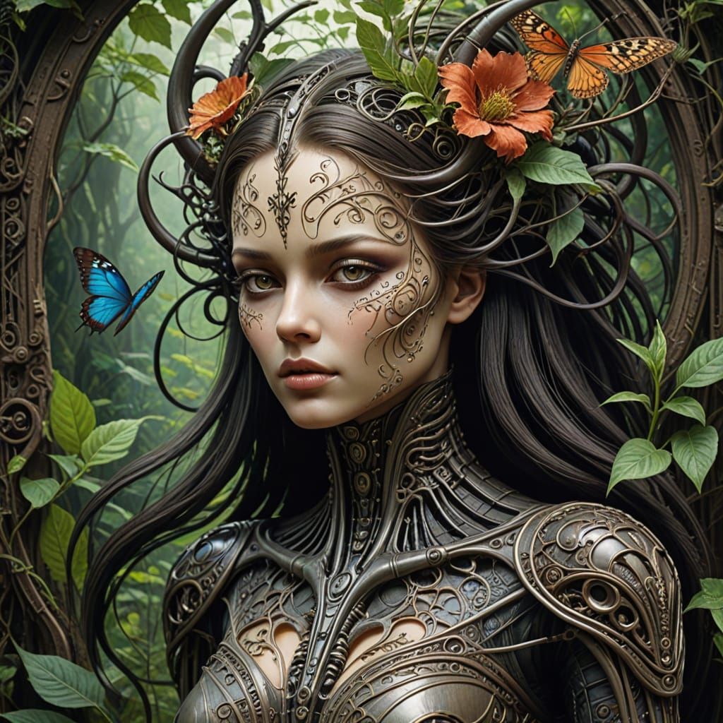 Polish Folk Art Whimsy: Nature Harmony