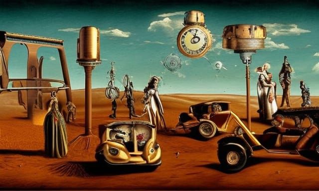 Steampunk Renaissance Drive-In on Mars