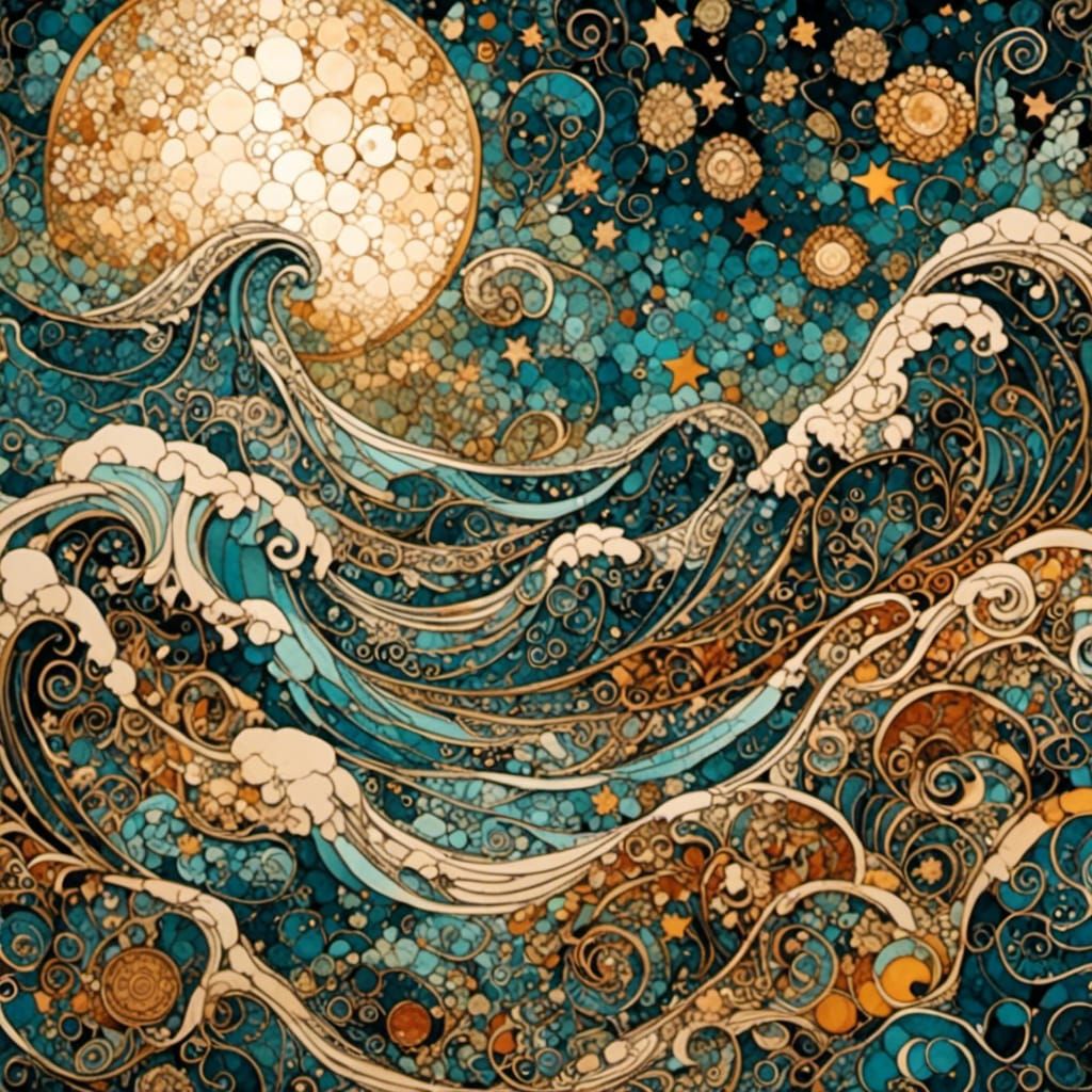 Intricate Fantasy Landscape in Zentabulous Mixed Media