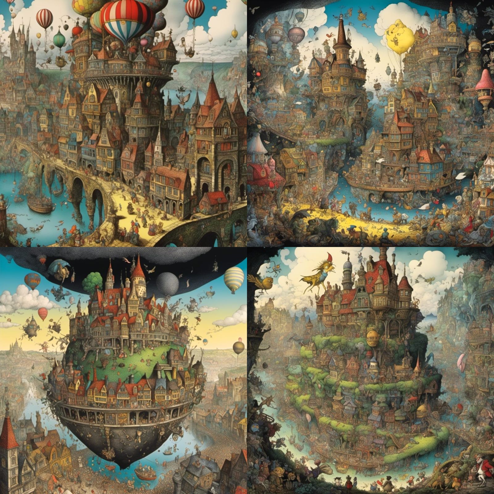 Maximalist Waldo in Epic Cinematic Digital Painting