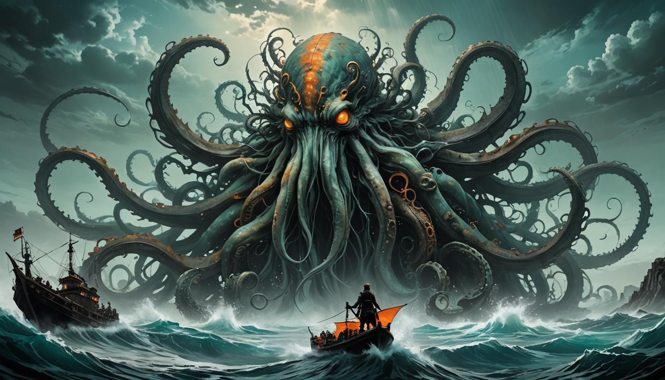 Kraken Rising: A Cinematic Digital Painting