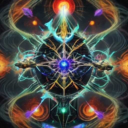 Nuclear Monstrosity: Holographic Astral Cosmic Illustration