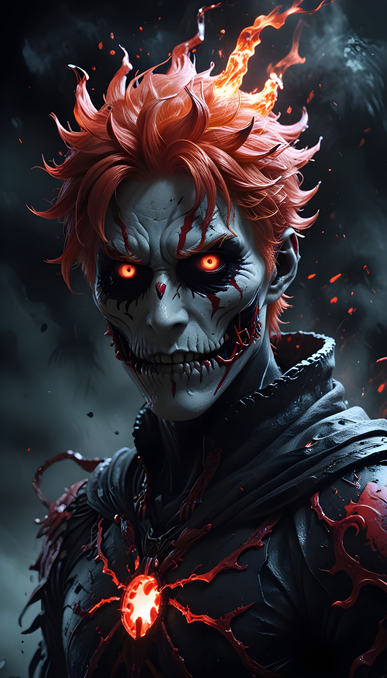 Ethereal Portrait of Ichigo's Hollow Forms