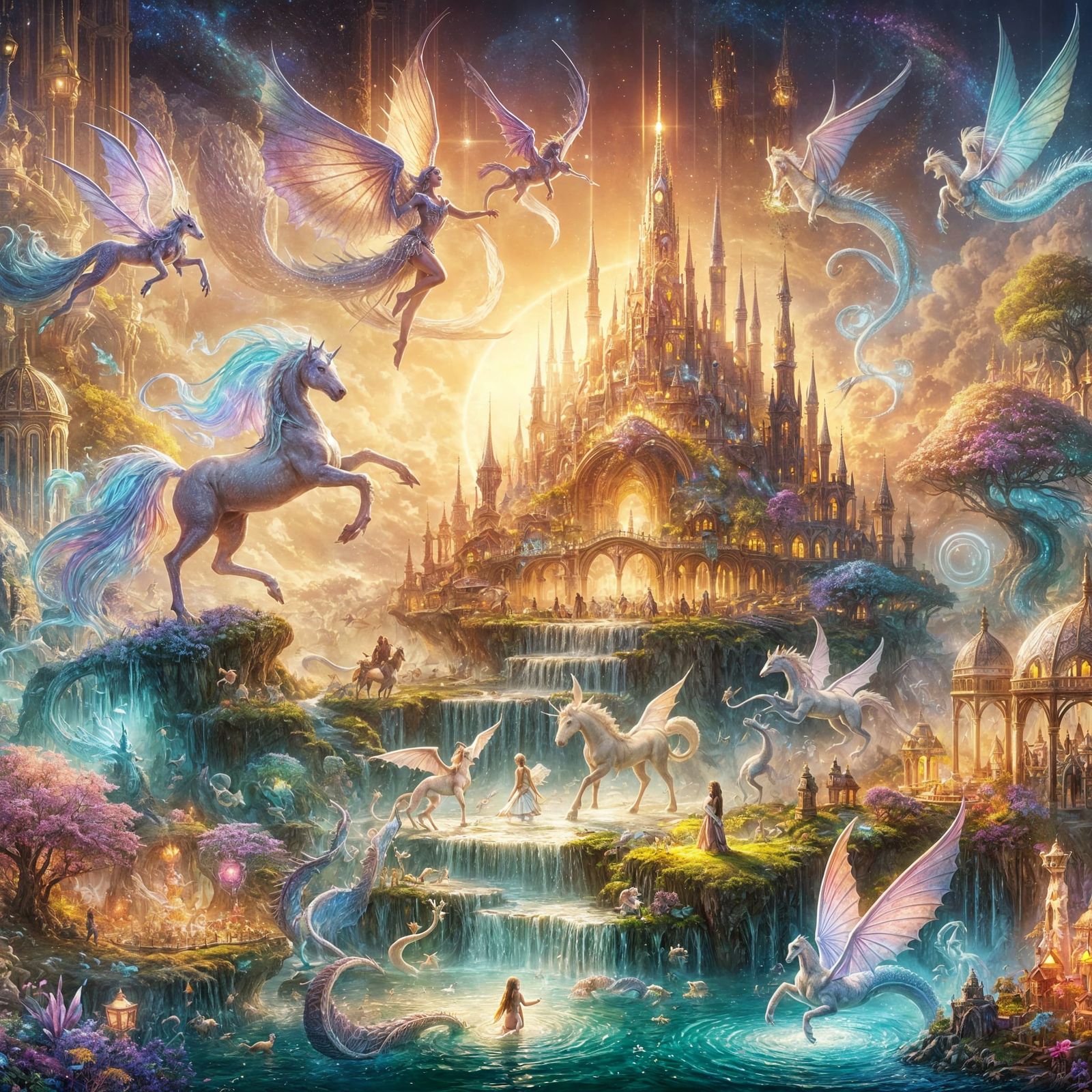 Mystical Realm of Whimsy and Wonder