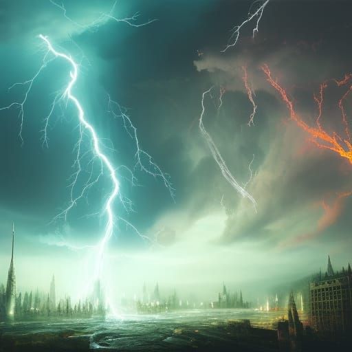 Lightning Monster Emerges in City Strike