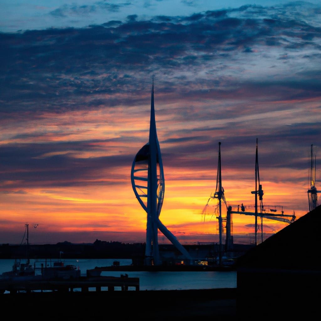 Portsmouth Landscape in Roger Dean Style