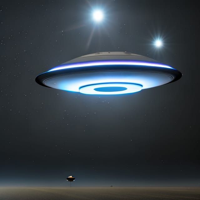 UFO Jellyfish Flies Past Orion Constellation