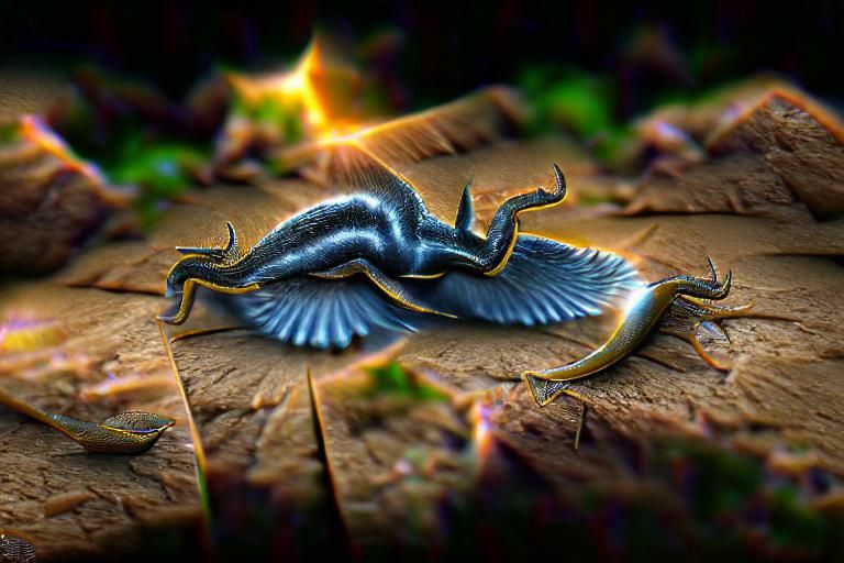 Winged Scorpion Slug in 8k Resolution