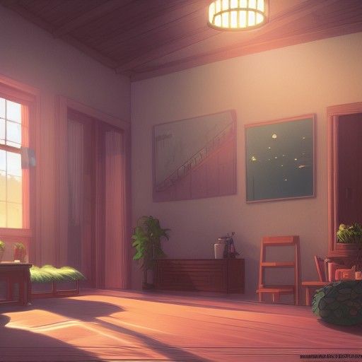 anime house interior