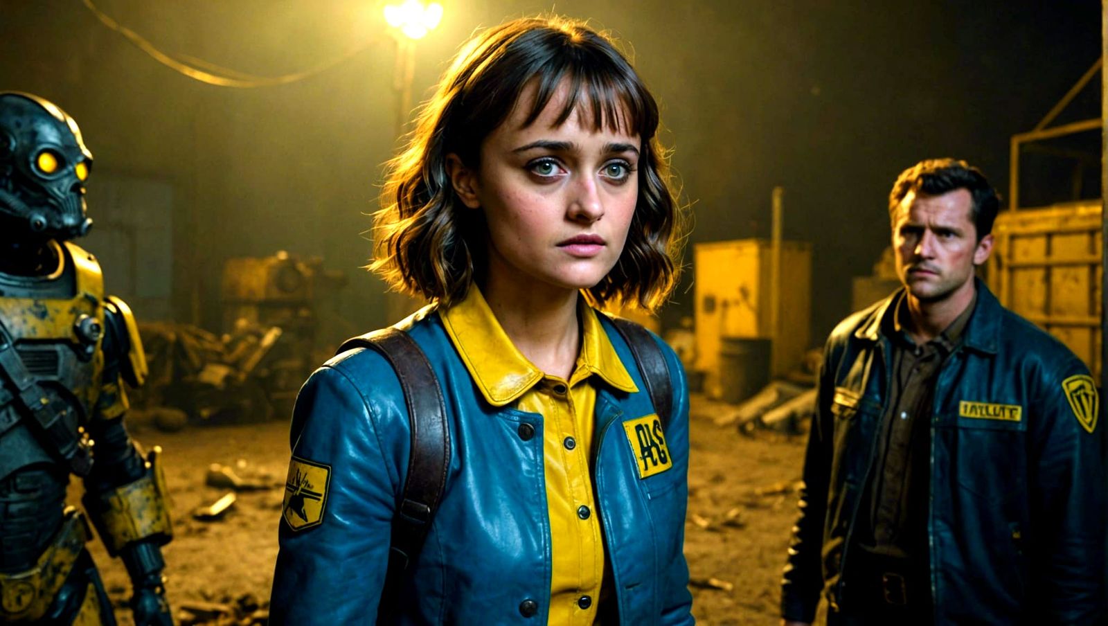 Fallout's Lucy and The Ghoul: Cinematic Film Still