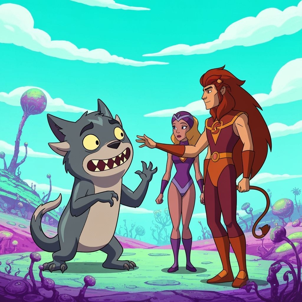 Snarf and ThunderCats on Alien Planet, Studio 4°C Style