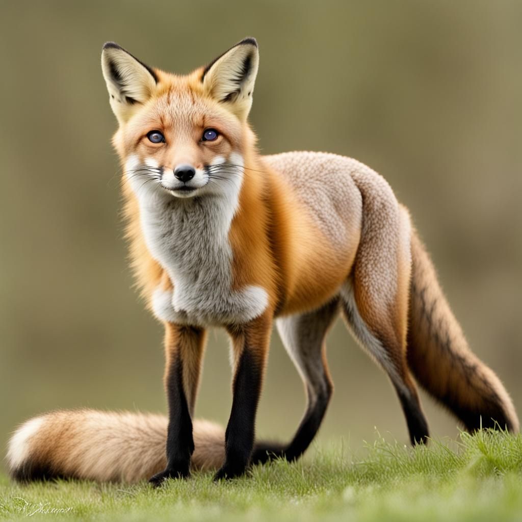 Fox Generated From One-Word Prompt