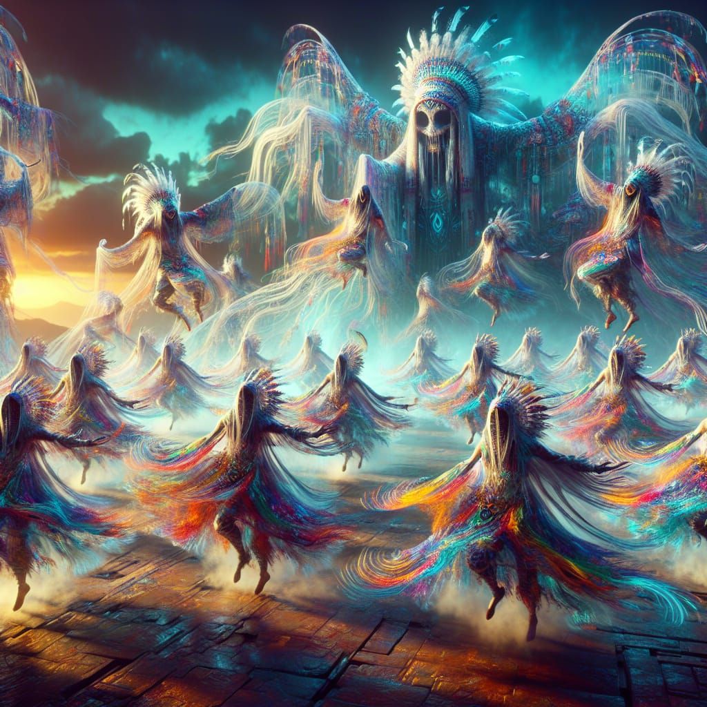 Native American Indian Ghost Dancers