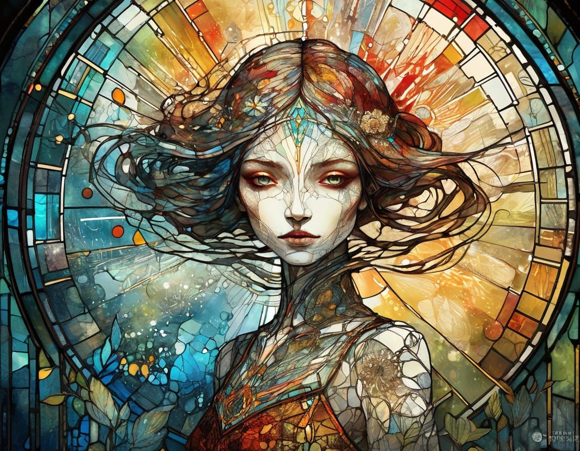 Stained Glass Art Brut by Richard Burlet and Amanda Sage