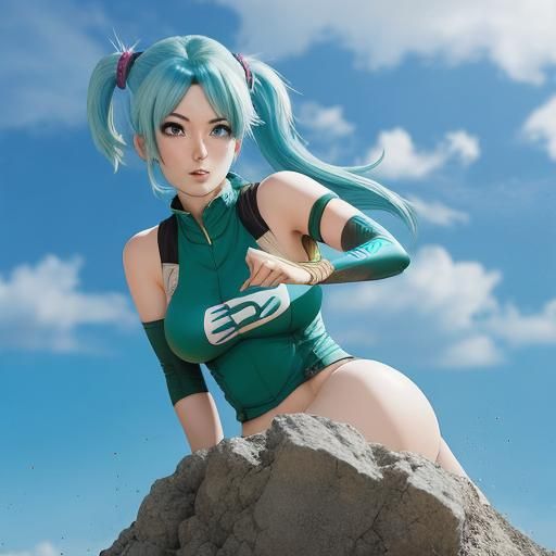 Anime Style Female Character Illustration