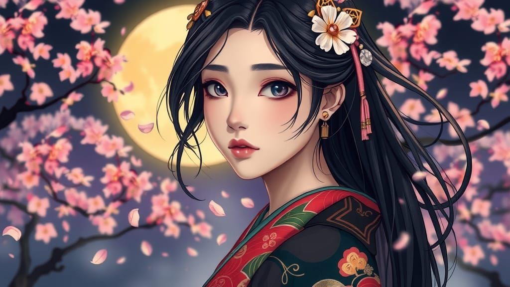 Ukiyo-e bi-shojo style