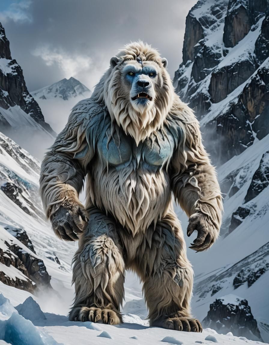 Frost-Touched Himalayan Yeti