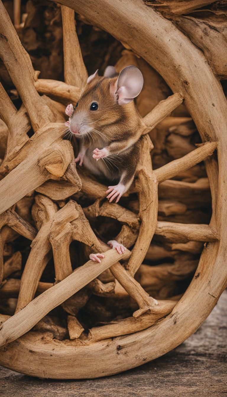 Mouse's Gruyère Cheese Wheel Home