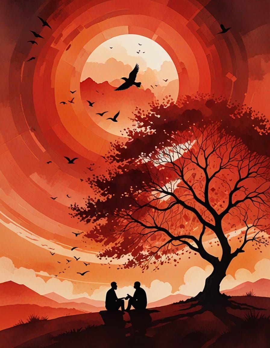 Evening conversation