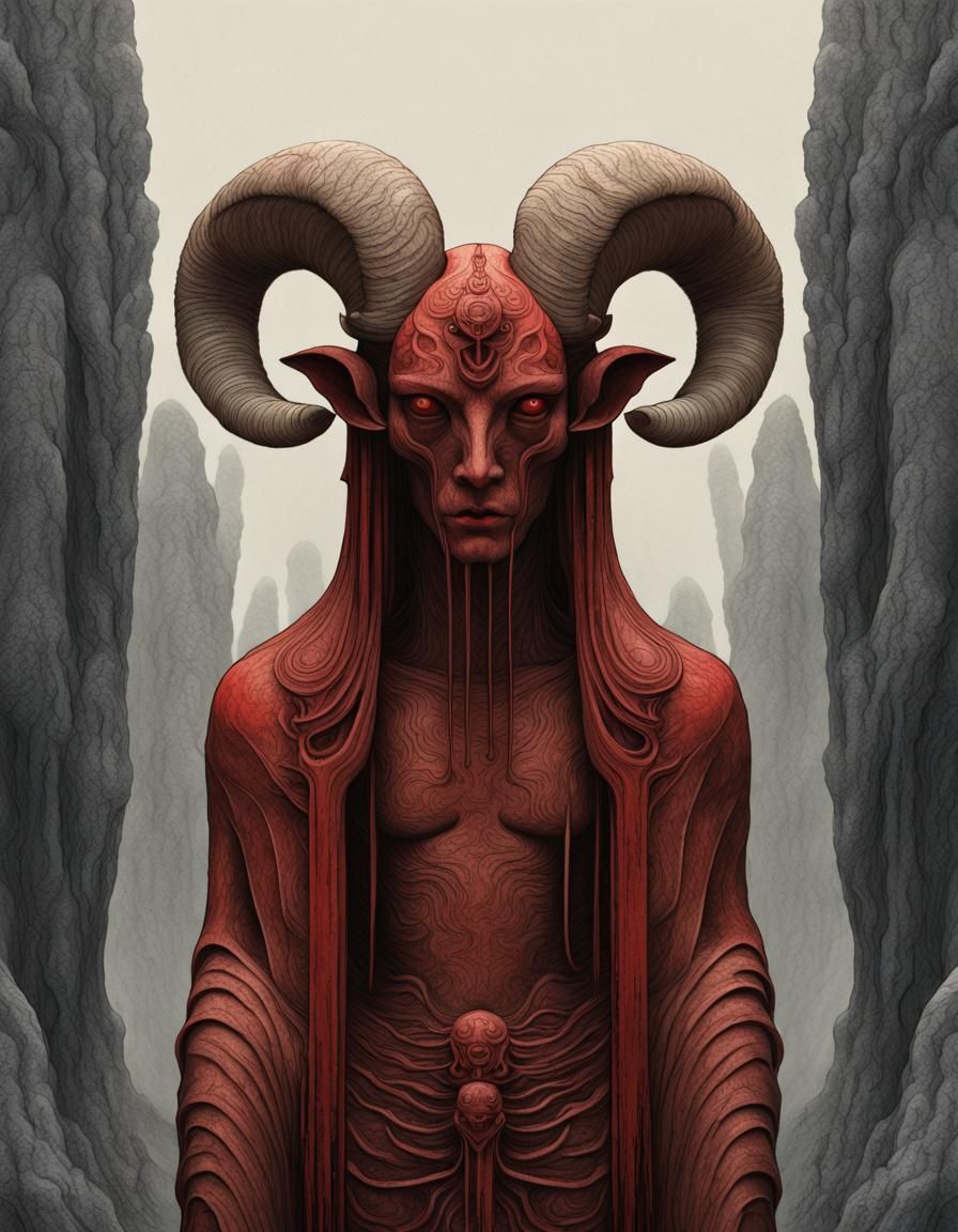 Khnum - Egyptian god of creation, often depicted with a ram's head (IV)