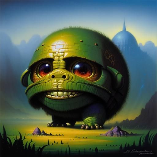 Detailed 3D Fantasy Art in Rich Colors