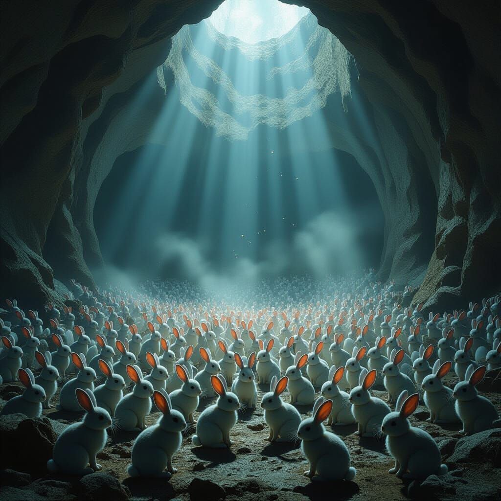 Endless Rabbits in Epic Cavern