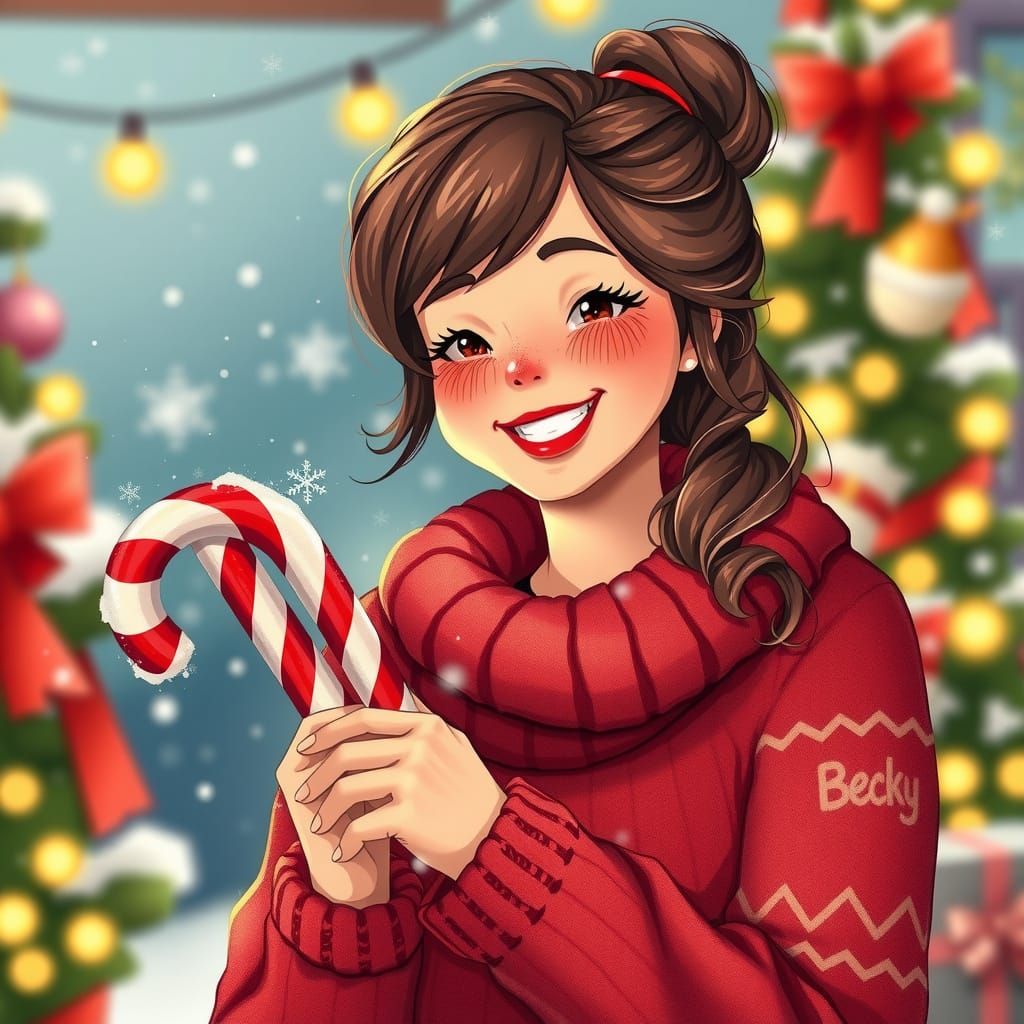 Becky's Whimsical Christmas with Candy Cane Taser