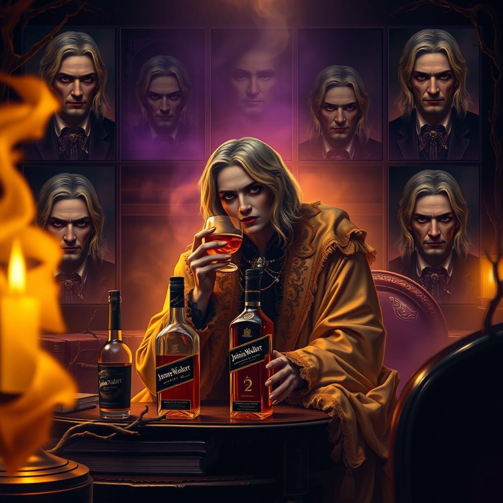 Dark Goddess of the Whisky Speakeasy