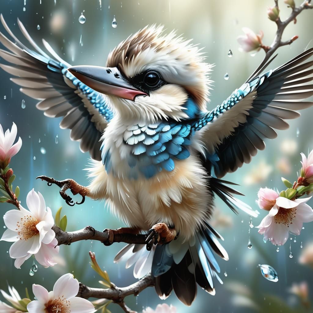 Baby Kookaburra Flight