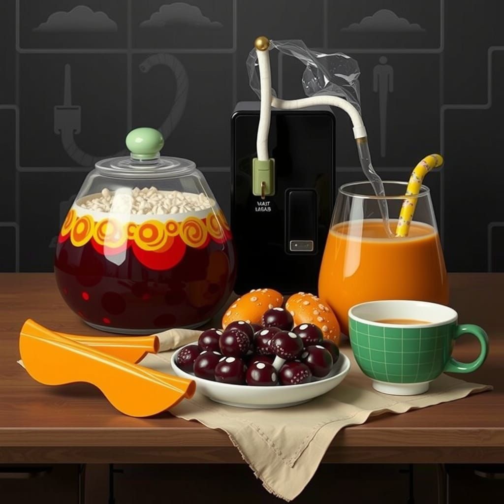 Hyperreal Mushroom Flags and Chewing Gum Bunker