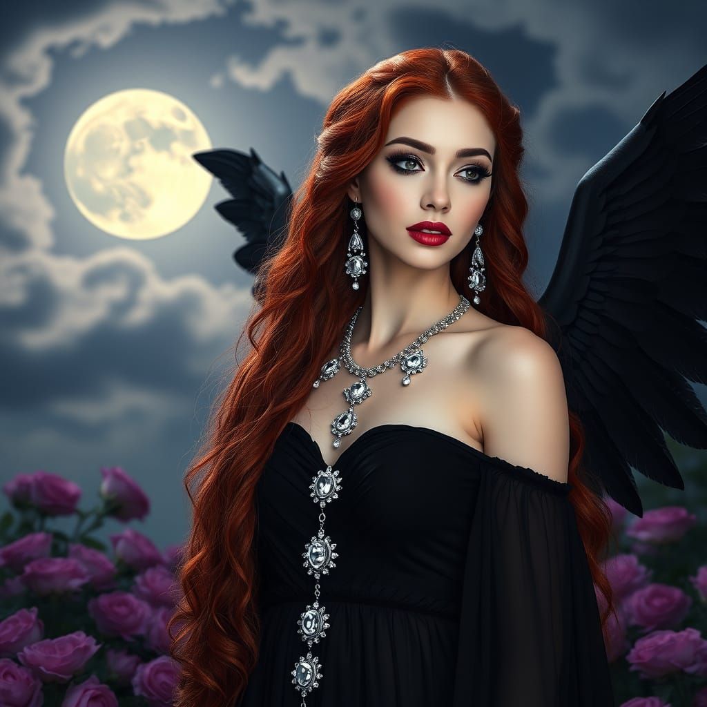 Goddess of the Purple Rose Garden