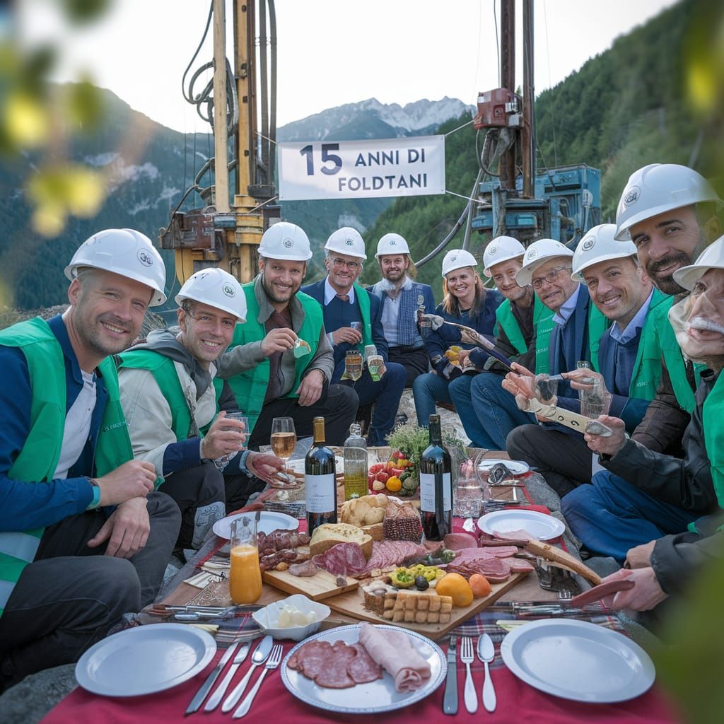 Italian Geologists Celebrate Anniversary in the Alps