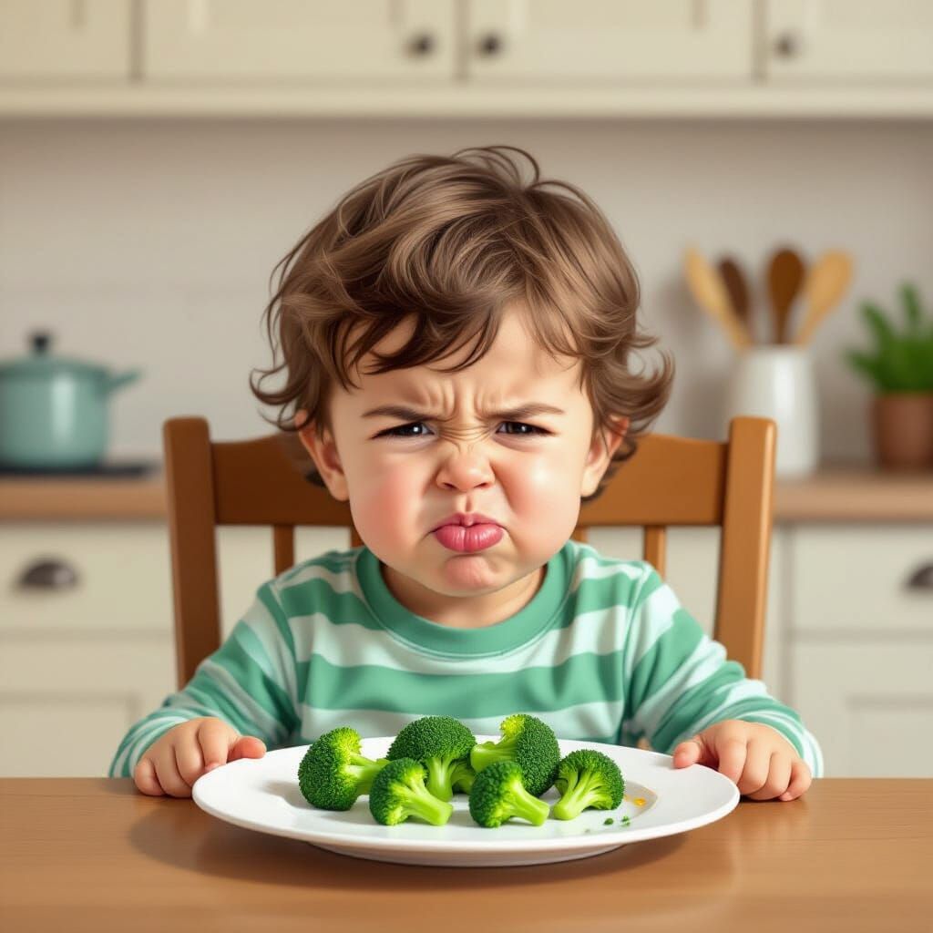 Toddler vs veggies