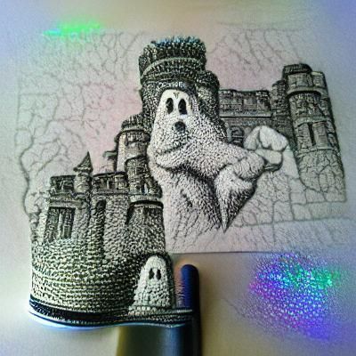 Ethereal Ghost Castle in the Sky