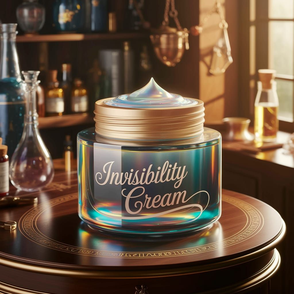 Cozy Alchemy Lab with Invisibility Cream