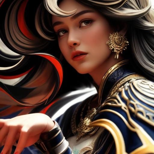 Dramatic Close-Up Portrait with Baroque Lighting