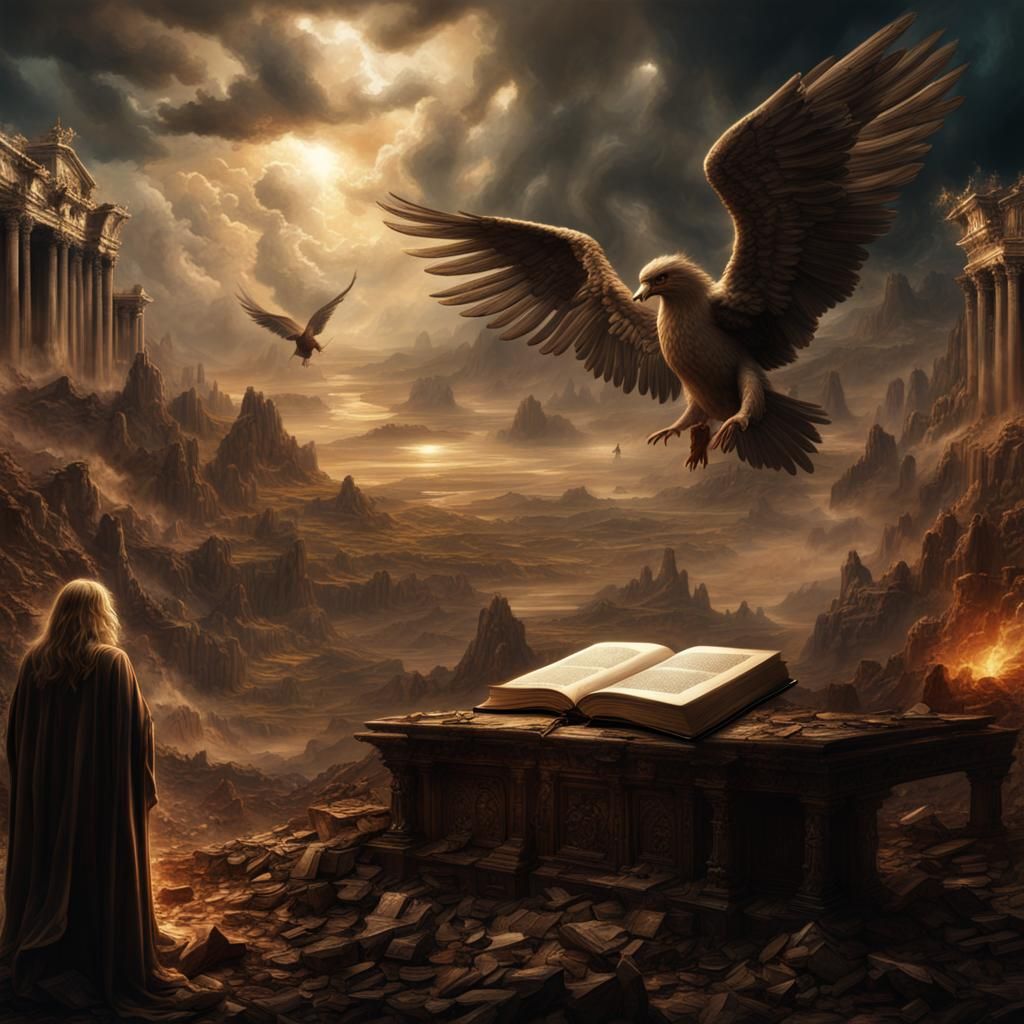 Fallen Angels from the Book of Enoch: Epic Digital Painting