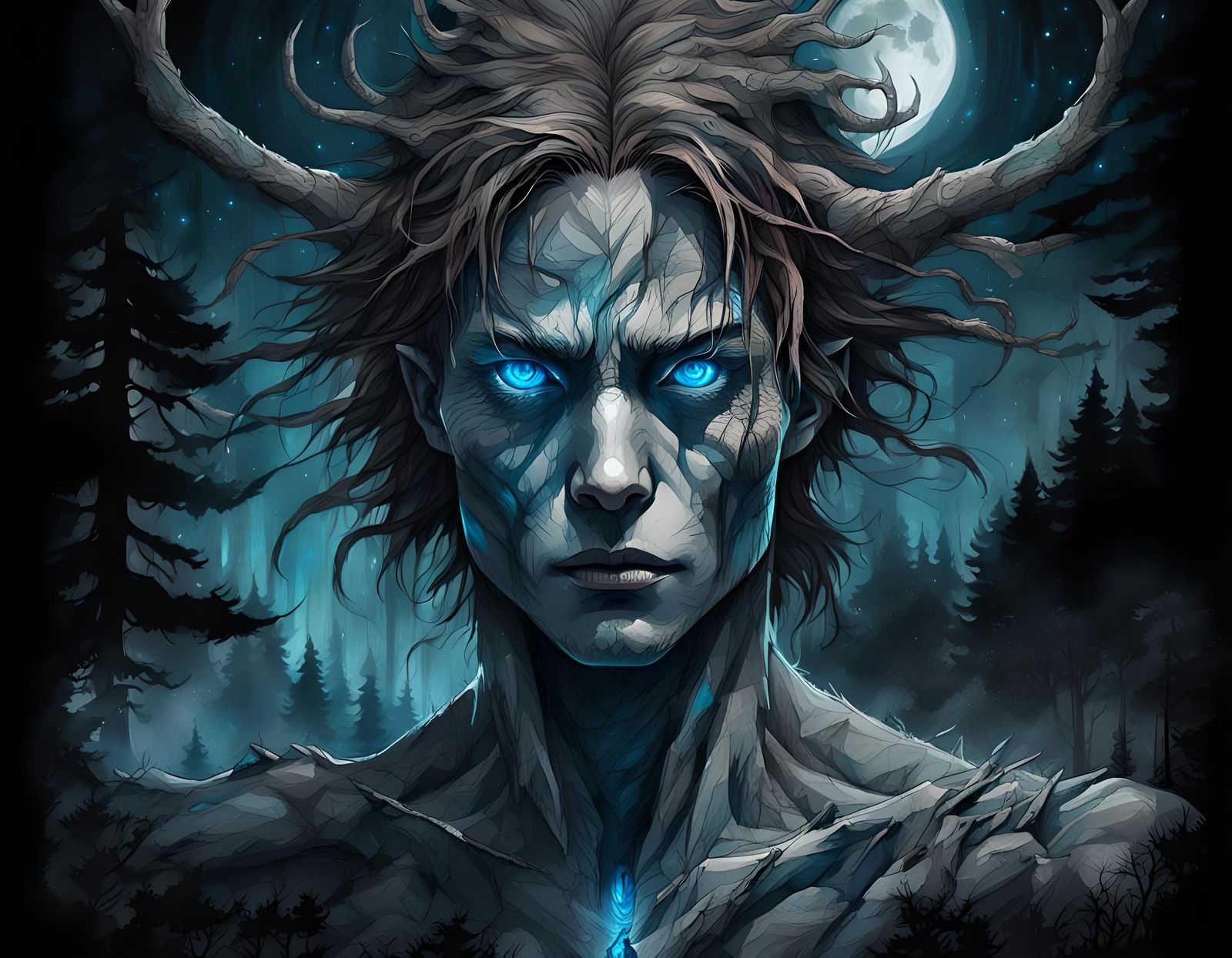 Dynamic Creature of the Night Concept Art