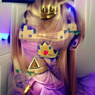 Heroic Princess Zelda Digital Rendering