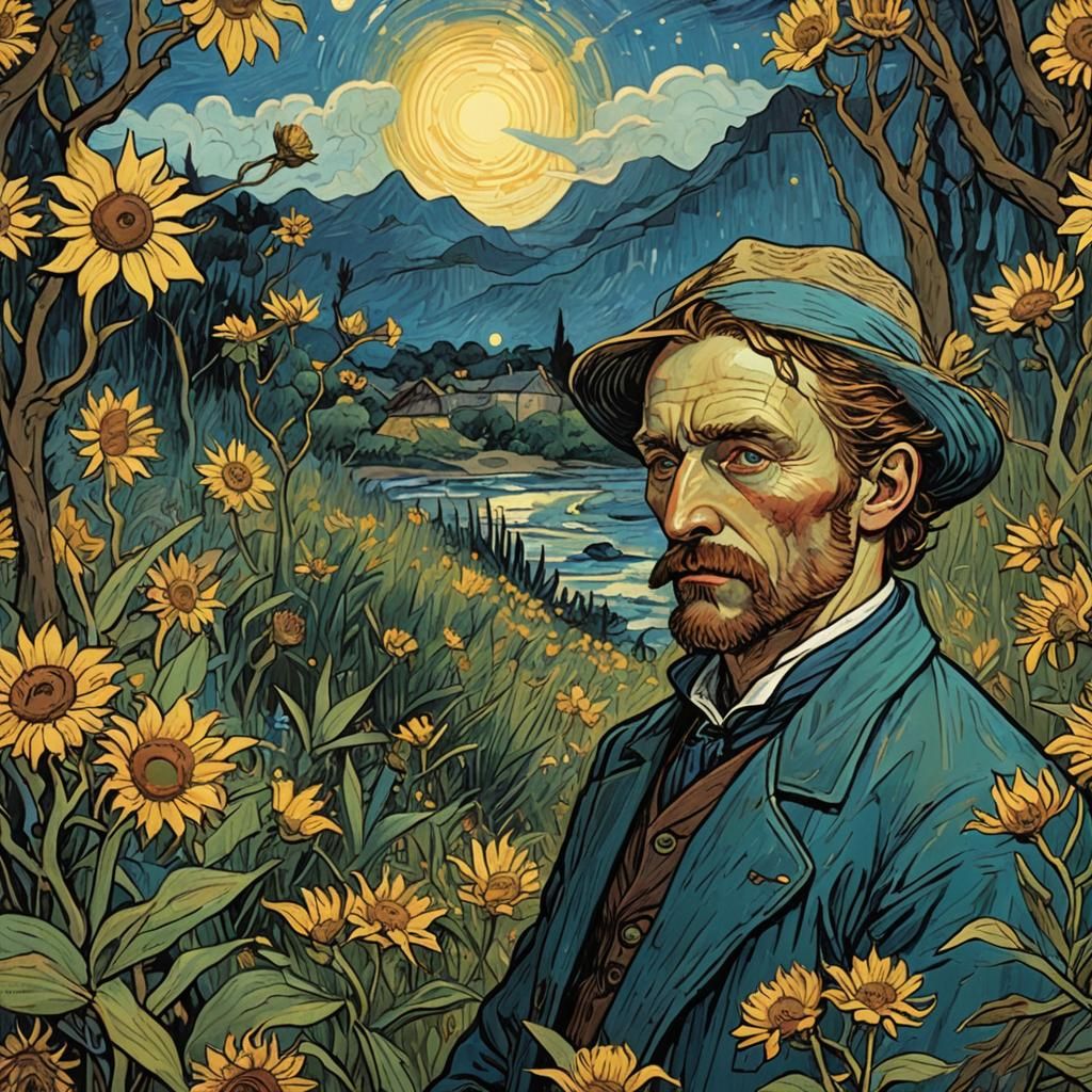 Comic Book Art: Gauguin by Van Gogh