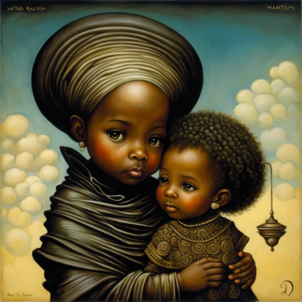 Black Baby and Grandmother: Fairytale Surrealism