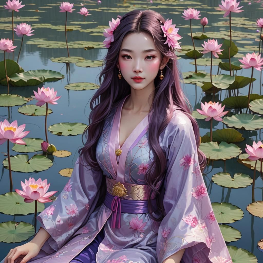 Lotus Lake: Anime Style Qi Cultivator