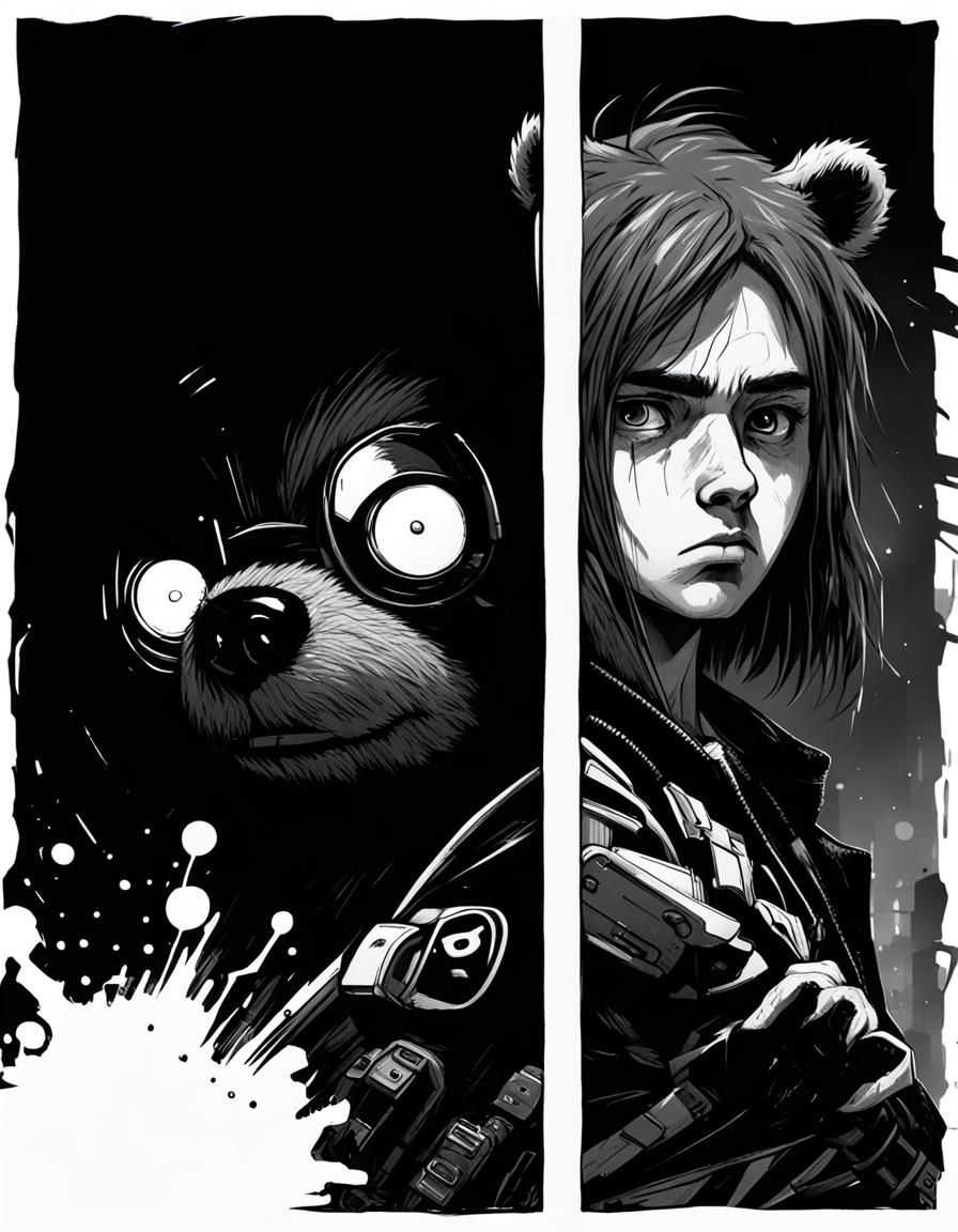 The shocked teddy bear