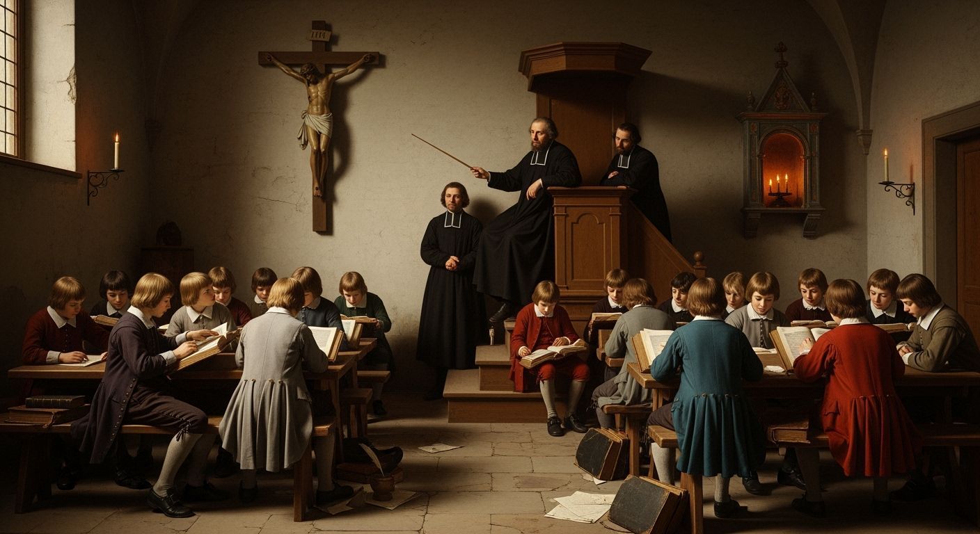 17th Century Classroom in Baroque Style