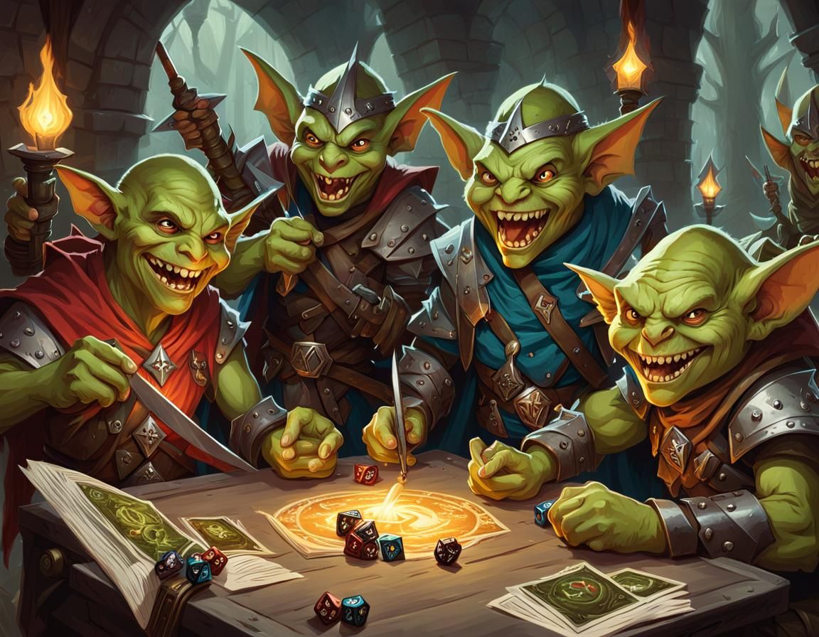 Goblins playing Cubicles & Coworkers