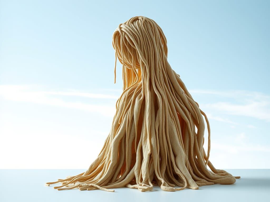 Folded Wood Embraces a Full-Body Living Entropic Algorithm