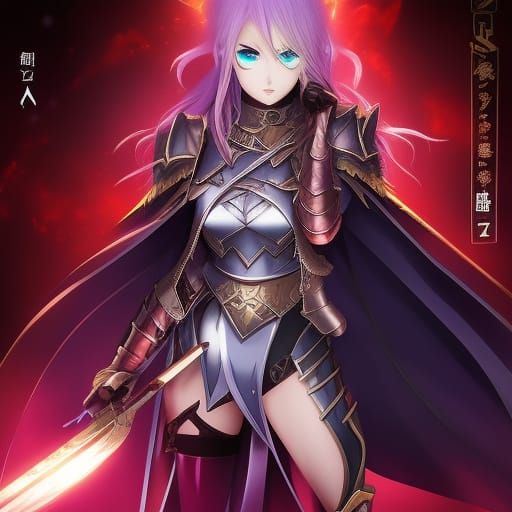 Mysterious Middle Earth Monster in Anime Style