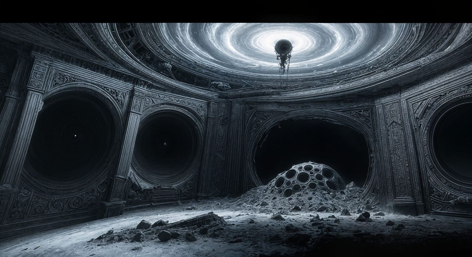 Hyperrealistic Audio Implosion on the Moon